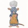 Image de Peluche Disney - Rémy en toque avec fromage, de Ratatouille - 25 cm