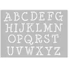 Image de Pochoir à lettres majuscules