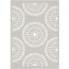 Image de Pochoir rosaces indiennnes - 21 x 29,7 cm