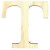 Image de Lettre T - Hauteur 11,5 cm - Bois découpé
