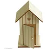 Image de Cabine de plage en bois 14 cm x 2