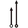 Image de Aiguilles pour horloge flèches 8 et 6 cm - artémio