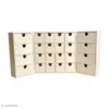 Image de Calendrier de l'avent en bois à décorer - Armoire à tiroirs - 55,5 x 27,5 cm
