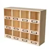 Image de Casier de rangement en bois 12 emplacements