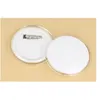 Image de 3 badges rond à personnaliser 6cm - artemio 14020058