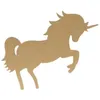 Image de Silhouette en bois mdf Licorne - 25,5 cm