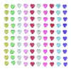 Image de Stickers - 100 Strass coeurs - 6mm