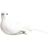 Image de Oiseaux décoratifs blancs (sur pince) 2 pièces - artémio
