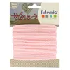 Image de Cordon en tricotin tout fait rose pastel à5mm x 5m - artémio