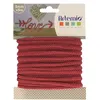 Image de Cordon en tricotin tout fait rouge à5mm x 5m - artémio