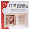 Image de Kit moulage empreinte de bébé + cadre photo 12,5x12,5 cm - artémio