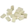 Image de 18 perles en bois cylindres plats 15 x 10 mm - Artemio