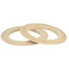 Image de 2 bracelets en bois plats 6,8 cm
