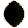 Image de Tableau noir baroque avec bordure bois 35 x 27 x 0,5 cm