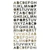 Image de Stickers - On se marie - Alphabet majuscule - Or - 116 motifs