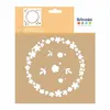 Image de Pochoir 8'x8' Couleurs nature couronne - Artemio