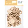 Image de Chiffres en bois - 2,7 cm - 52 pcs
