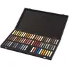 Image de BlockX, Écriture + dessin, Coffret bois 72 Pastels - Paysage - Jaune azométhine (72x)