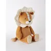 Image de Peluche large 80 cm Veloudoux Babou & Kendi - NOUKIE 'S - Marron