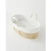 Image de Couffin veloudoux Babou & Kendi - NOUKIE 'S - Blanc