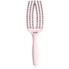 Image de Brosse FINGERBRUSH CARE ICONIC Pastel Pink Sanglier & Nylon Taille M Olivia Garden