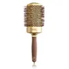 Image de Olivia Garden Expert Blowout Shine 65/80 poireaux ondulés, or/brun Brosse ronde 1 art.