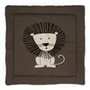 Image de Tapis de jeu / parc TRICOT Lion - QUAX - Marron
