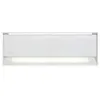 Image de Novy Fusion 686 - Hotte - Téléscopique - largeur : 90 cm - profondeur : 28 cm - evacuation & recyclage - Blanc verre