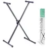 Image de Stagg Sintezatora stativs X-Style (Clavier), Pied + support pour instrument, Noir