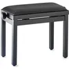 Image de Banquette Piano Stagg PB39 Noir mat velours noir