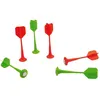 Image de 6 fléchettes magnétiques - vert/rouge