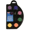 Image de palette 6 fards aqua fluo effet uv