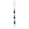 Image de Nattou - Attache tétine silicone bleu marine