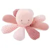Image de NATTOU Pieuvre multi-activités (hochet, papier bruissant, scouic) - Multi-matieres - Rose