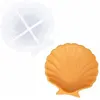 Image de Jesmonite, Moules + empreintes de moulage, Moule en forme de coquille, 11 cm (27 x 17 x 3 cm)