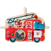 Image de Panneau d'activités Lilliputiens Camion de pompiers