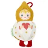 Image de Lutin de Noel - Boule Reversible - Blanc et Ocre - 11 cm