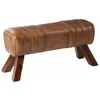 Image de Banc Déco "Gymnastique" 91cm Cognac