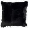 Image de Coussin Déco "Peau de Chèvre" 40x40cm Noir