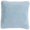 Image de Coussin Imitation Fourrure "Cutie" 45x45cm Bleu Clair