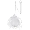 Image de Boule de Noël Led Ange & Plume 16cm Transparent