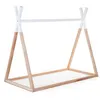 Image de CHILDHOME Tipi Lit 70x140cm Bois Naturel