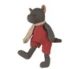 Image de John le loup Peluche tricote