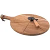 Image de Couteau À Pizza Et Planche À Servir