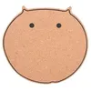 Image de Sous-plat en liège Point Virgule Dessous plat Chat 16 Marron
