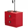 Image de Vipack MONZA Table de chevet Rouge