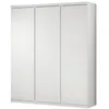Image de Vipack LARA Armoire 3 portes laqué blanc