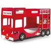 Image de Vipack Funbeds Lit Pompier Superposé et Rouge MDF Rouge 211 x 96 x 130 cm