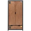 Image de Vipack ALEX Armoire 2 portes pin massif
