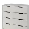 Image de Commode 4 Tiroirs Enfant "Pino" 86cm Blanc